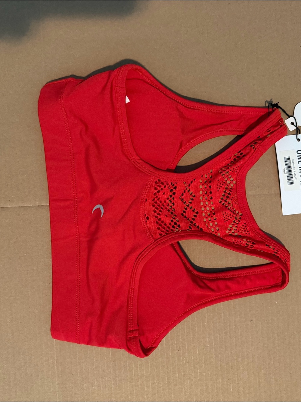 **Zyia Red Bomber Bra – Size Small – NWT**